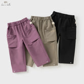 Kids Straight Pants – Casual Cotton Trousers